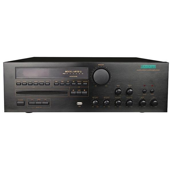 MP7812 60W-350W 2 Zonas Todos em Um Mixer Amplifier com CD / DVD / MP3 / Tuner
